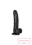 Curved Realistic Dildo Balls Suction Cup - 8""""/ 20,5 cm