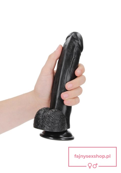 Curved Realistic Dildo Balls Suction Cup - 8""""/ 20,5 cm Curved Realistic Dildo Balls Suction Cup - 8""""/ 20,5 cm