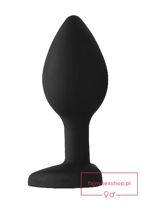 Diamond Heart Butt Plug - Regular - Black Diamond Heart Butt Plug - Regular - Black
