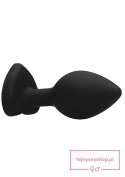 Diamond Heart Butt Plug - Regular - Black Diamond Heart Butt Plug - Regular - Black