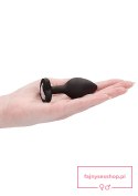 Diamond Heart Butt Plug - Regular - Black Diamond Heart Butt Plug - Regular - Black