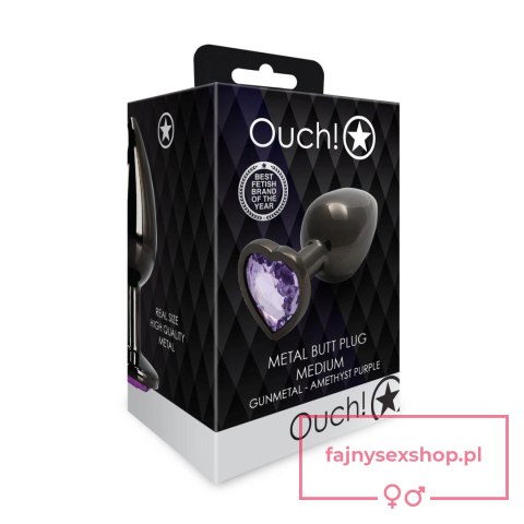 Heart Gem Butt Plug - Medium Heart Gem Butt Plug - Medium