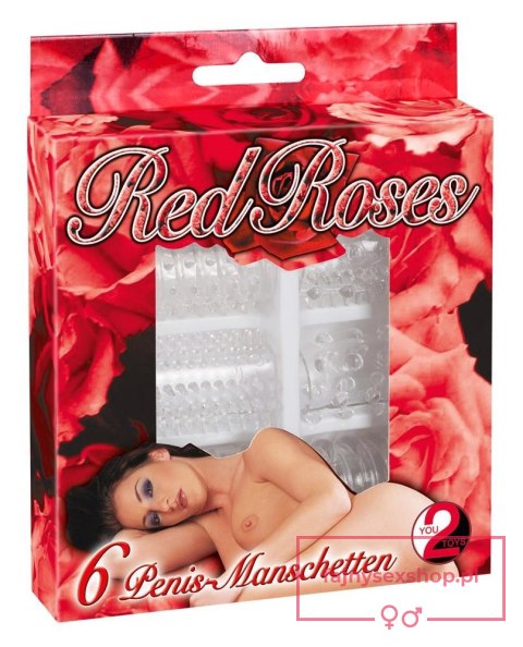 Red Roses Penis Ring Set 6 pcs Red Roses Penis Ring Set 6 pcs