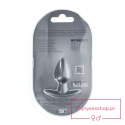 Smooth Silicone Anal Plug - Small - 2.6 / 6,5 cm - Gunmetal Smooth Silicone Anal Plug - Small - 2.6 / 6,5 cm - Gunmetal