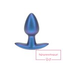 Smooth Silicone Anal Plug - Small - 2.6 / 6,5 cm - Metallic Blue Smooth Silicone Anal Plug - Small - 2.6 / 6,5 cm - Metallic Blue