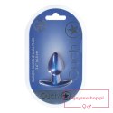 Smooth Silicone Anal Plug - Small - 2.6 / 6,5 cm - Metallic Blue Smooth Silicone Anal Plug - Small - 2.6 / 6,5 cm - Metallic Blue