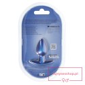 Smooth Silicone Anal Plug - Small - 2.6 / 6,5 cm - Metallic Blue Smooth Silicone Anal Plug - Small - 2.6 / 6,5 cm - Metallic Blue