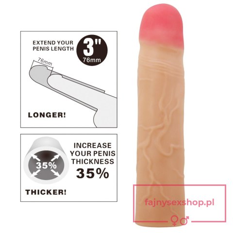 PRETTY LOVE - Kylian Flesh, Extend your penis lenghth 3'' (76mm) PRETTY LOVE - Kylian Flesh, Extend your penis lenghth 3'' (76mm)