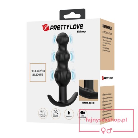 PRETTY LOVE - Sidney, 10 Wibracji, Silikon PRETTY LOVE - Sidney, 10 Wibracji, Silikon