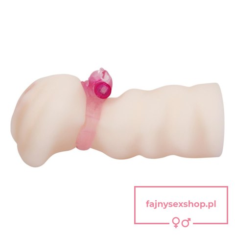 BAILE- Masturbator with vibrating ring, flesh-coloured BAILE- Masturbator with vibrating ring, flesh-coloured