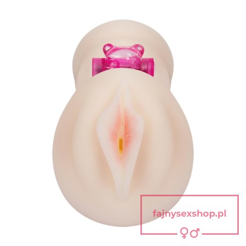 BAILE- Masturbator with vibrating ring, flesh-coloured BAILE- Masturbator with vibrating ring, flesh-coloured