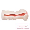 BAILE- Masturbator with vibrating ring, flesh-coloured BAILE- Masturbator with vibrating ring, flesh-coloured
