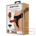 PRETTY LOVE - HARNESS BRIEFS- Micheal, Universal Strap-On, 7.0'' Dildo