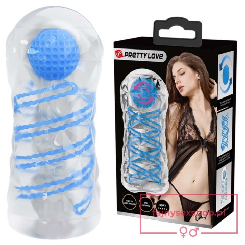 PRETTY LOVE - Transparent masturbator,TPR PRETTY LOVE - Transparent masturbator,TPR