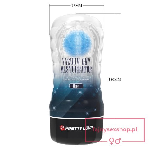 PRETTY LOVE - VACUUM CUP MASTURBATOR Planet ABS TPR PRETTY LOVE - VACUUM CUP MASTURBATOR Planet ABS TPR