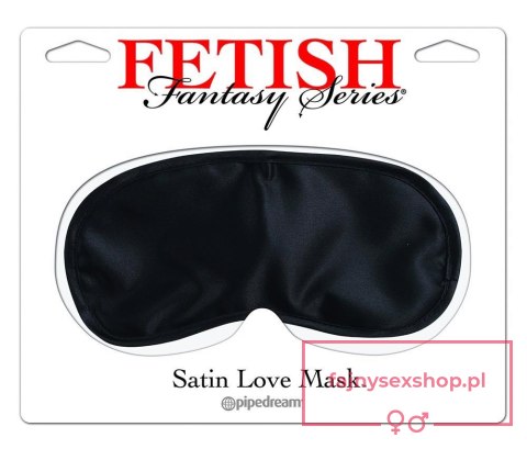 FFS Satin Love Mask Black FFS Satin Love Mask Black