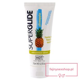 Żel-HOT Superglide PINEAPPLE- 75ml edible lubricant waterbased
