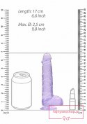 6"" / 15 cm Realistic Dildo With Balls - Purple 6"" / 15 cm Realistic Dildo With Balls - Purple