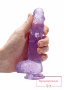 6"" / 15 cm Realistic Dildo With Balls - Purple 6"" / 15 cm Realistic Dildo With Balls - Purple