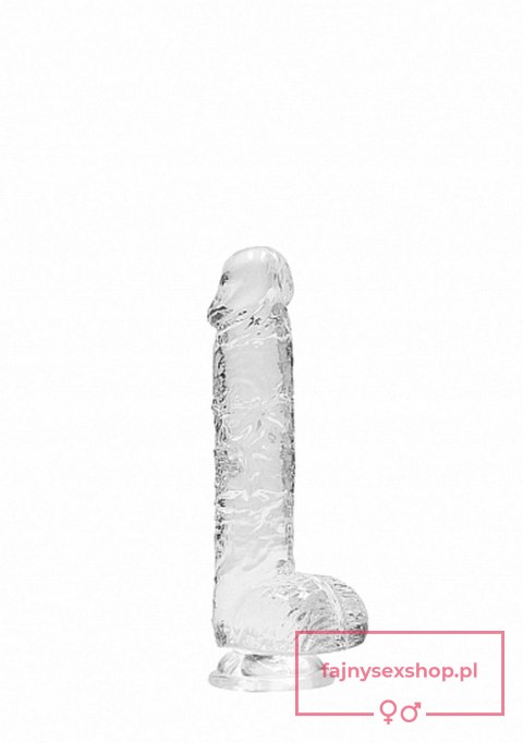 6"" / 15 cm Realistic Dildo With Balls - Transparent 6"" / 15 cm Realistic Dildo With Balls - Transparent