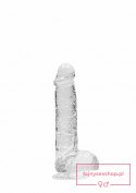 6"" / 15 cm Realistic Dildo With Balls - Transparent 6"" / 15 cm Realistic Dildo With Balls - Transparent