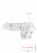 6"" / 15 cm Realistic Dildo With Balls - Transparent 6"" / 15 cm Realistic Dildo With Balls - Transparent