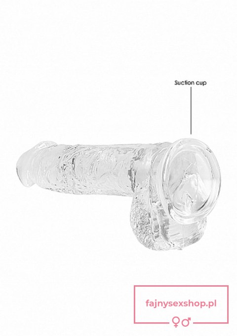 6"" / 15 cm Realistic Dildo With Balls - Transparent 6"" / 15 cm Realistic Dildo With Balls - Transparent