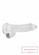 6"" / 15 cm Realistic Dildo With Balls - Transparent 6"" / 15 cm Realistic Dildo With Balls - Transparent