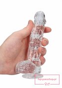 6"" / 15 cm Realistic Dildo With Balls - Transparent 6"" / 15 cm Realistic Dildo With Balls - Transparent