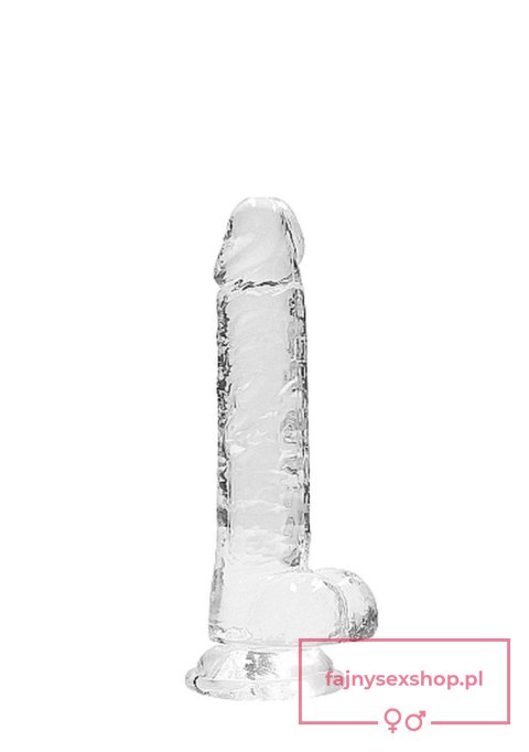 7"" / 18 cm Realistic Dildo With Balls - Transparent 7"" / 18 cm Realistic Dildo With Balls - Transparent