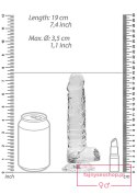 7"" / 18 cm Realistic Dildo With Balls - Transparent 7"" / 18 cm Realistic Dildo With Balls - Transparent