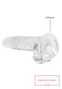 7"" / 18 cm Realistic Dildo With Balls - Transparent 7"" / 18 cm Realistic Dildo With Balls - Transparent