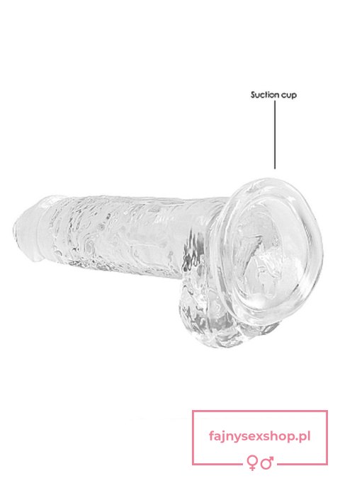 7"" / 18 cm Realistic Dildo With Balls - Transparent 7"" / 18 cm Realistic Dildo With Balls - Transparent