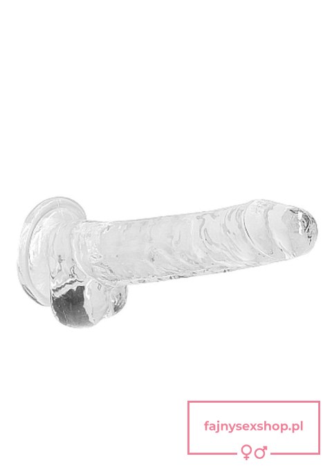 7"" / 18 cm Realistic Dildo With Balls - Transparent 7"" / 18 cm Realistic Dildo With Balls - Transparent