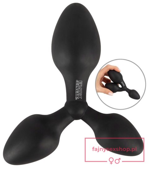 Black Velvets Triple Butt Plug Black Velvets Triple Butt Plug