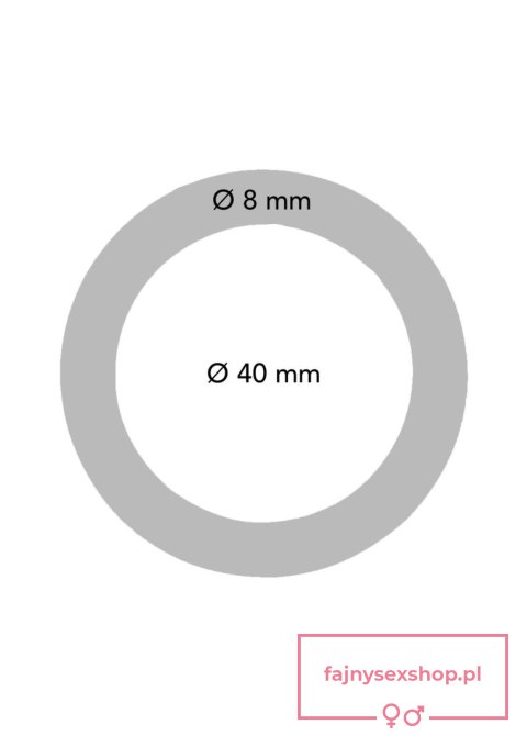 Cockring Rvs 8 mm - 40 mm Metal Cockring Rvs 8 mm - 40 mm Metal