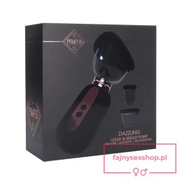 Dazzling - Rechargeable Vulva and Breast Pump - Black