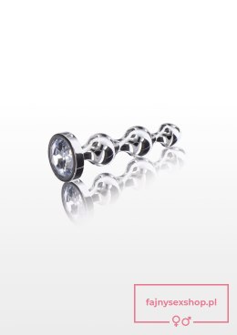 Diamond Star Beads Small Silver