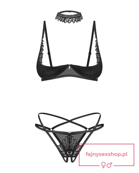 Donarella komplet 3-częściowy otwarty M/L Donarella komplet 3-częściowy otwarty M/L