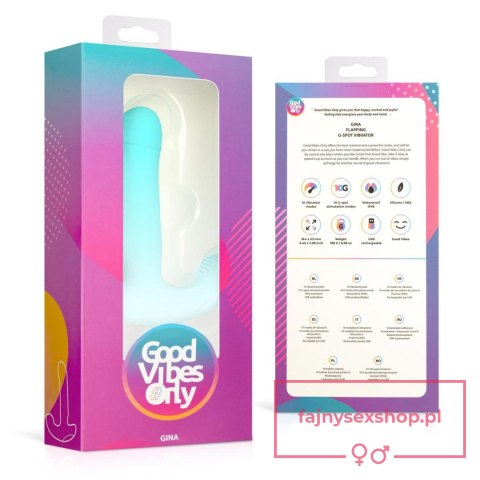 Good Vibes Only - Gina Flapping G-spot Vibrator Good Vibes Only - Gina Flapping G-spot Vibrator