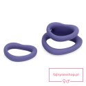 Heart Cockring Set - Violet Storm Heart Cockring Set - Violet Storm