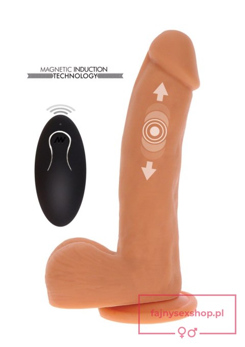 Magnetic Pulse Trusting Dildo Light skin tone Magnetic Pulse Trusting Dildo Light skin tone