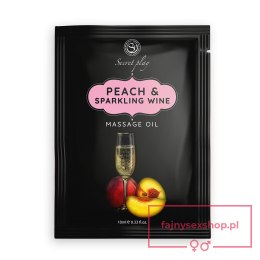 PEACH & SPARKLING WINE MASSAGE OIL 10 ML
