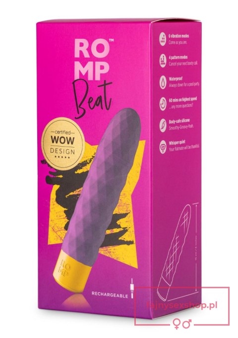ROMP Beat Bullet vibrator - PURPLE ROMP Beat Bullet vibrator - PURPLE