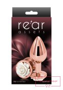 Rose Buttplug Medium White Rose Buttplug Medium White
