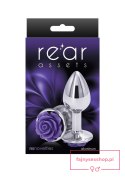 Rose Buttplug Small Purple Rose Buttplug Small Purple