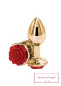 Rose Buttplug Small Red Rose Buttplug Small Red