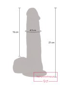 Rotating Beads Vibrating Dildo Light skin tone