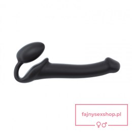 SEMI-REALISTIC BENDABLE STRAP-ON BLACK - M