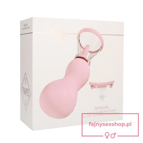 Sensual - Rechargeable Vulva and Breast Pump - Pink Sensual - Rechargeable Vulva and Breast Pump - Pink